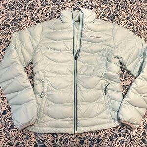 Eddie Bauer Women's Sky Blue Puffer Coat